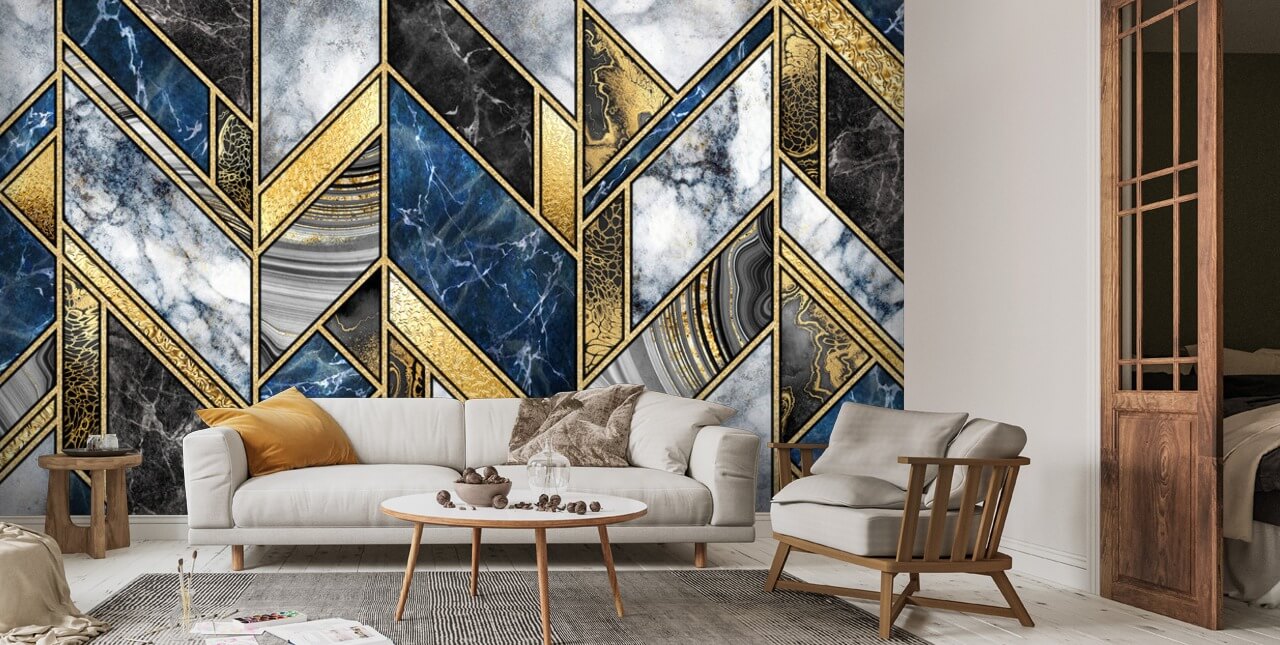 papel pintado con Art Deco